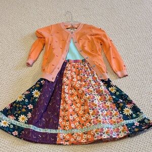Matilda Jane dress with cardigan size 10-12